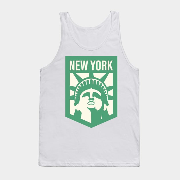 New York City Travel Sticker T shirt Souvenir Tank Top by Jamieferrato19